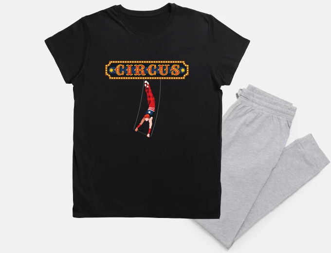 Pajama trapeze circus fairground circus