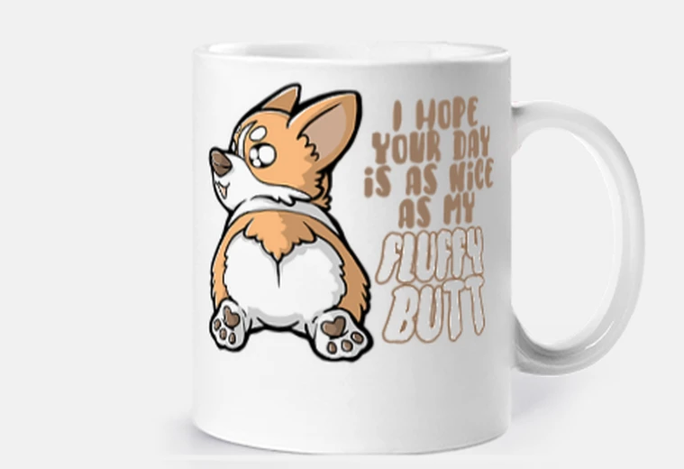 Taza trasero esponjoso
