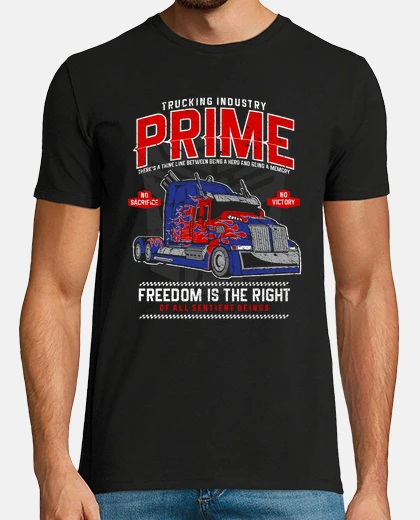 T-shirt trasformatore camion prime autobot transformers cinema e tv