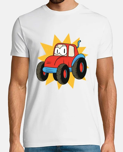 T-shirt trattore dei cartoni animati
