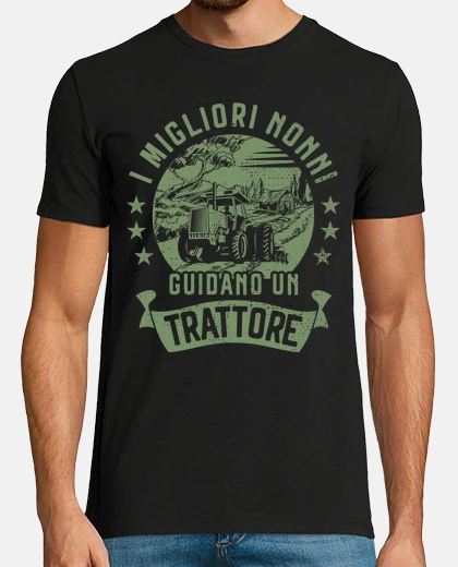 T-shirt Trattore Nonno Contadino Agricoltura