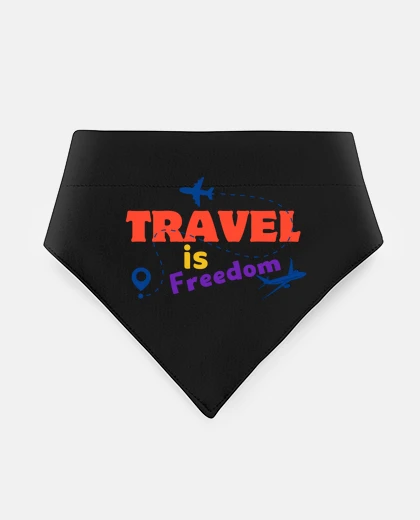 Mascotas travel è libertà, bandana per