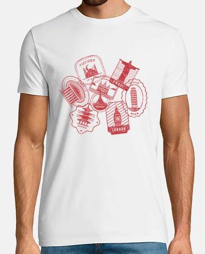 T-shirt travel globe trotter visa roadtrip