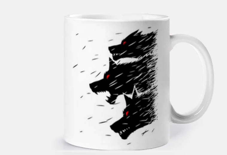 Tazza tre lupi