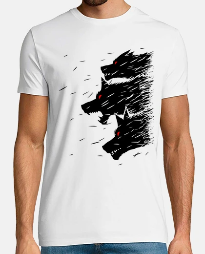 T-shirt tre lupi
