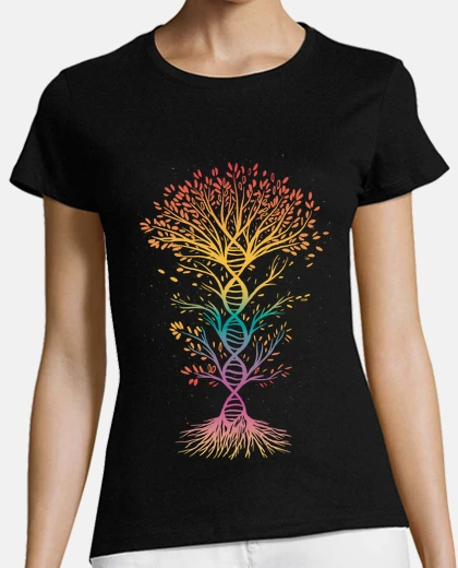 T-shirt tree of life dna biology science dna teacher biologist