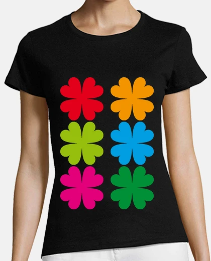 Tee-shirt trèfle coloré