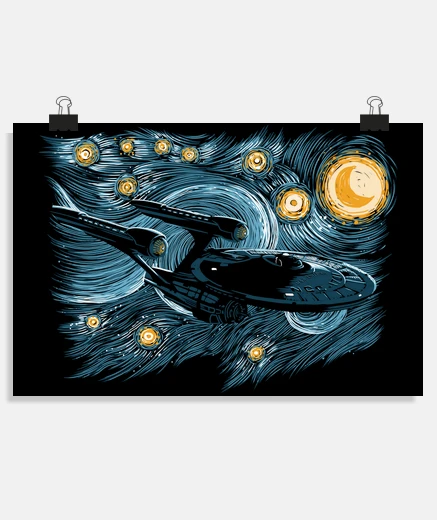 Poster trek étoilé