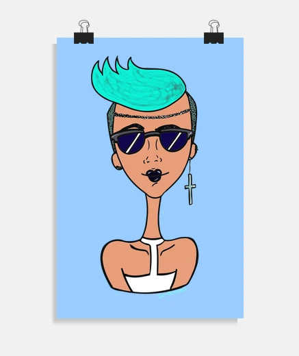 Poster trendy girl 2