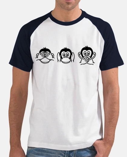 Camiseta tres monos