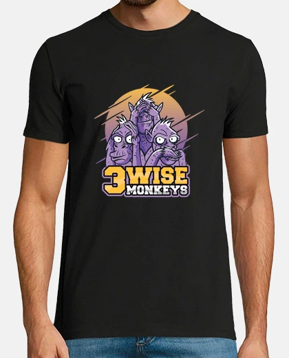 Camiseta Tres Monos Sabios