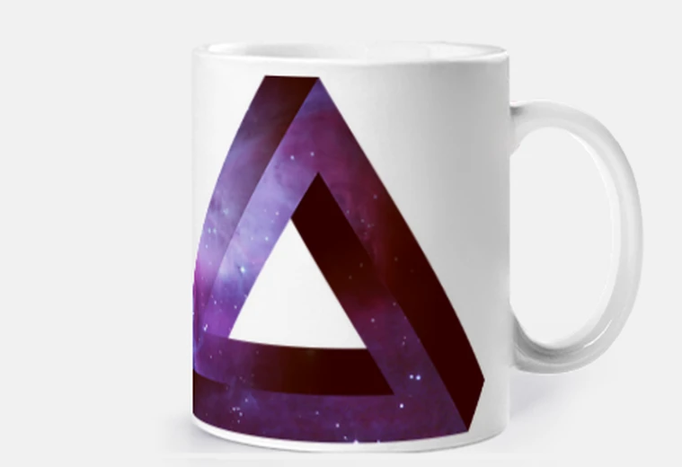 Tazza triangolo infinito di penrose