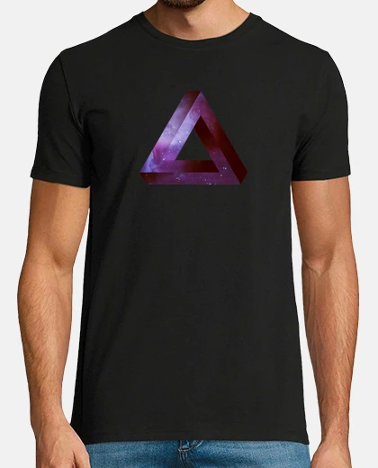 Playera Triangulo Infinito de Penrose - Violeta Up