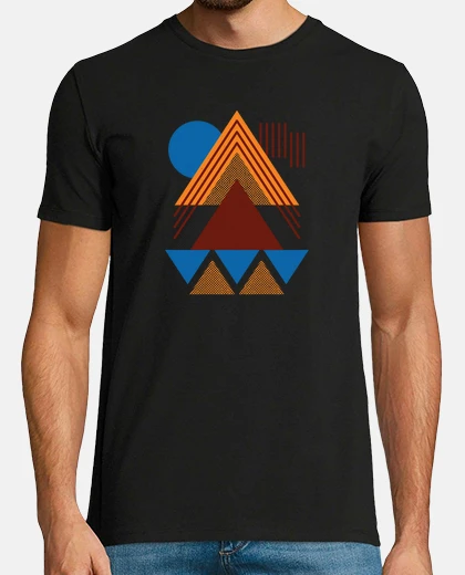 Camiseta Triángulos Abstractos