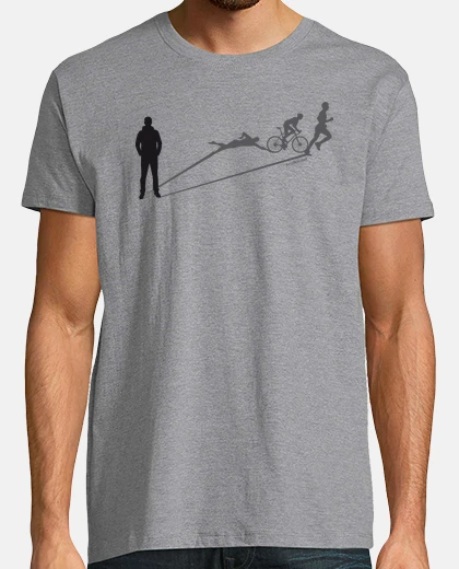 T-shirt triathlon shadow