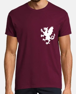 Tribal Dragon Silhouette Blanche