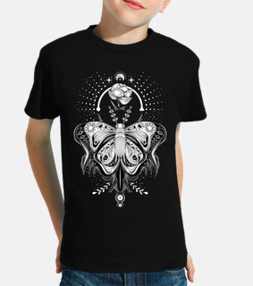 tribale tatuaggio farfalla - dark t-shirt