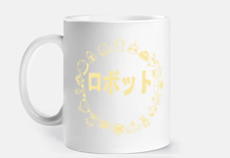 Tazza tribù di robot - versione circolare