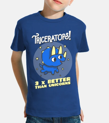 Abbigliamento triceratops 3 volte better rispetto unicorni