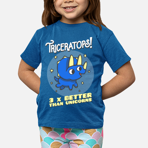 triceratops 3 times better than unicorns