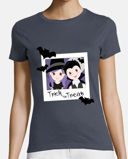 Tee-shirt Trick or Treat  t-shirt femme