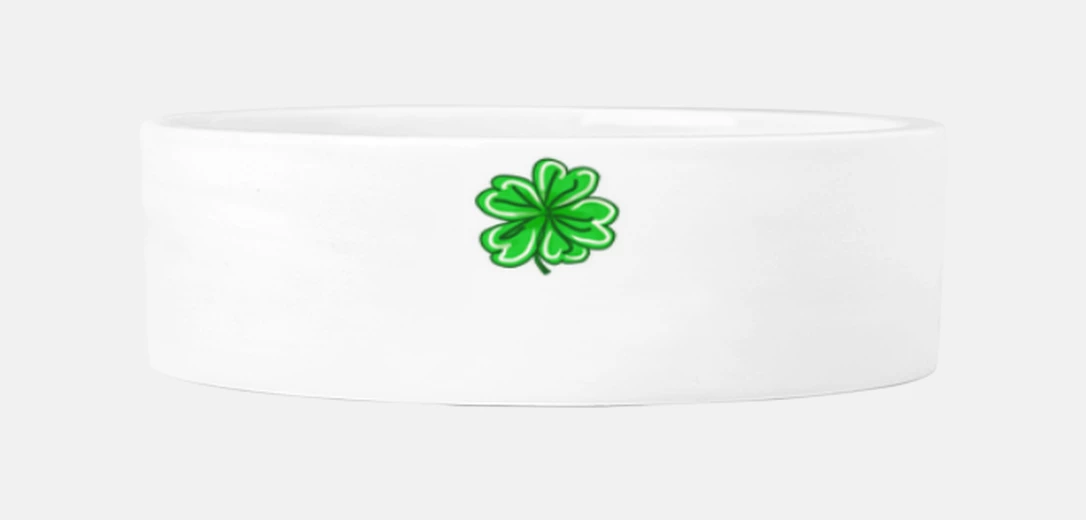 Mascotas trifoglio irlandese trifoglio fortunato
