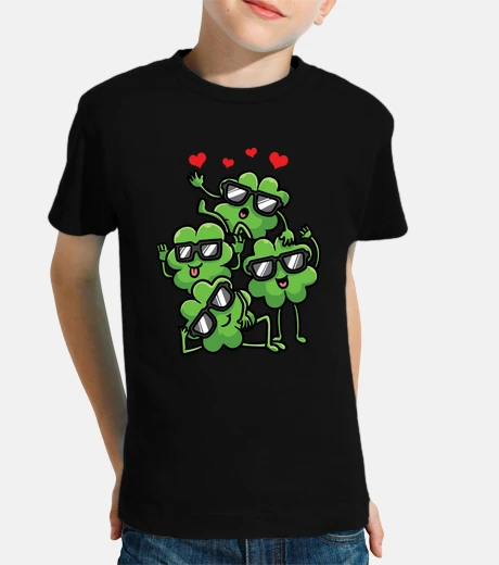 Abbigliamento trifoglio san patrizio ragazzi bambini 