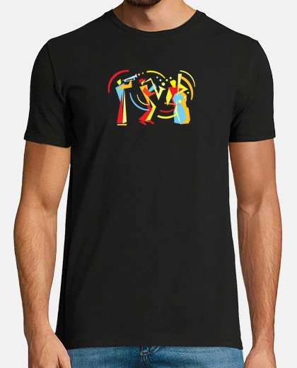 Tee-shirt trio de cool jazz