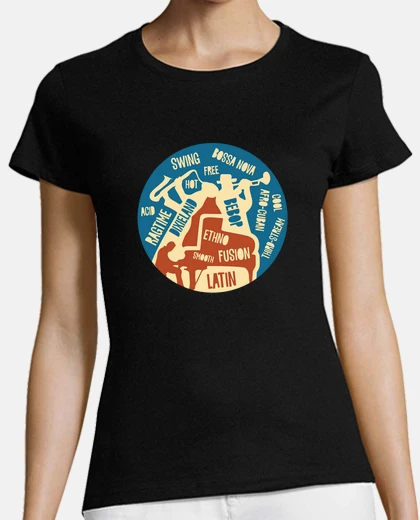 Playera trío de jazz piano saxo trompeta