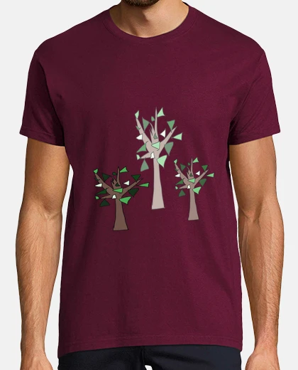 T-shirt trio of trees