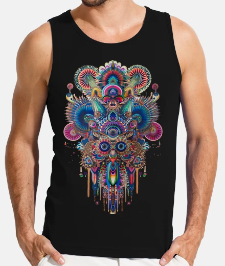 T-shirt Trippy South American Sacred Art