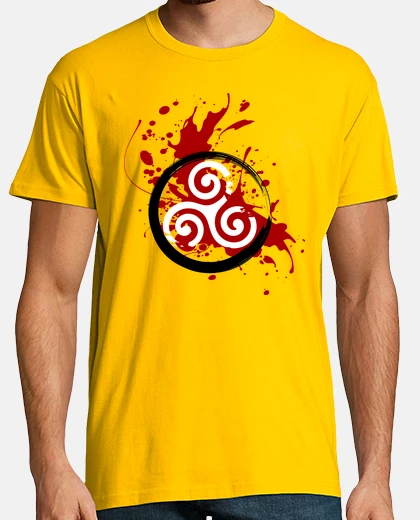 Tee-shirt Triskel tâche rouge