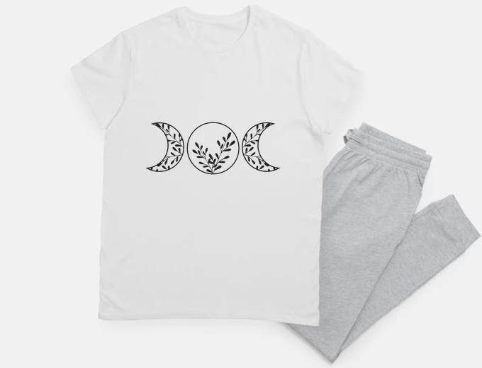 Pyjama trisquel leaves black