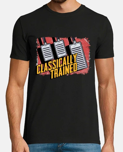 Tee-shirt trois pédales engrenages de voiture embrayage cadeau de fête des pères