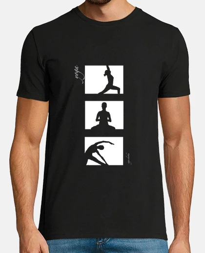 Tee-shirt trois yoga blanc