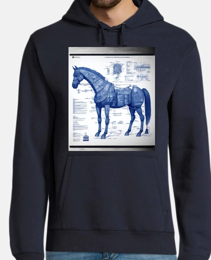Sudadera trojan horse blueprint