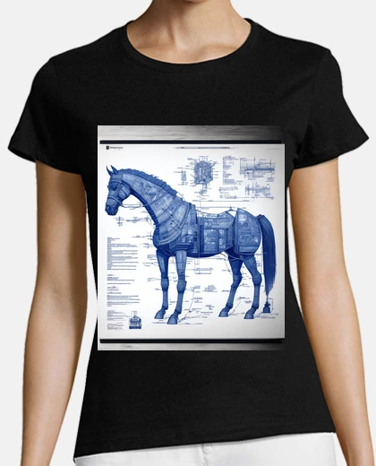 Playera trojan horse blueprint