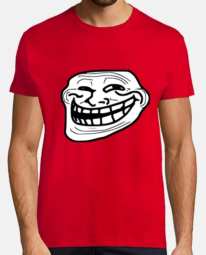 Camiseta Trollface / Coolface - Colores