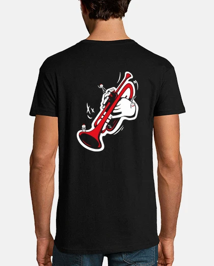 T-shirt trombettista