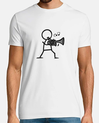 Tee-shirt trompette minimaliste