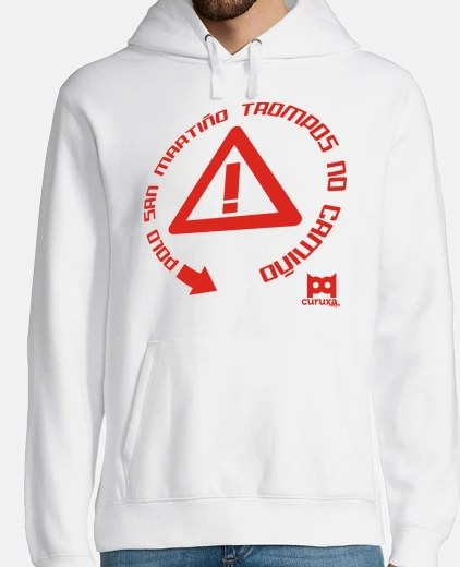 Sudadera Trompos no camiño (rojo)