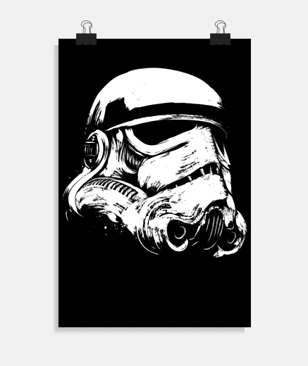 Poster trooper helmet