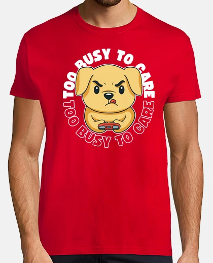 T-shirt troppo occupato per are un cane giocato