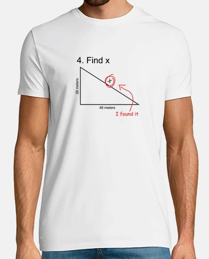 T-shirt trova la x
