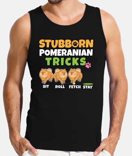 T-shirt trucchi pomeranian testardi io amante d