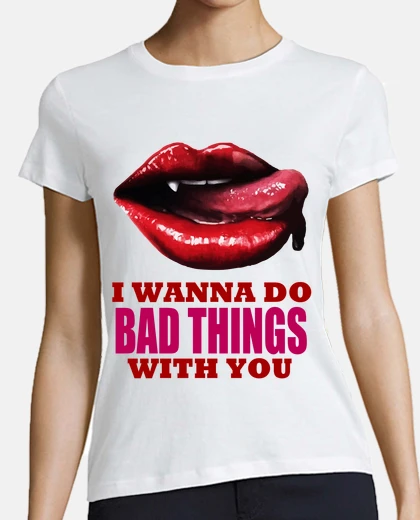 Playera True Blood - I wanna do bad things with you