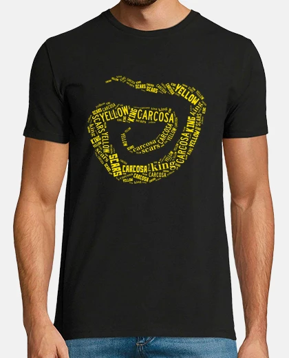 T-shirt true detective - simbolo giallo
