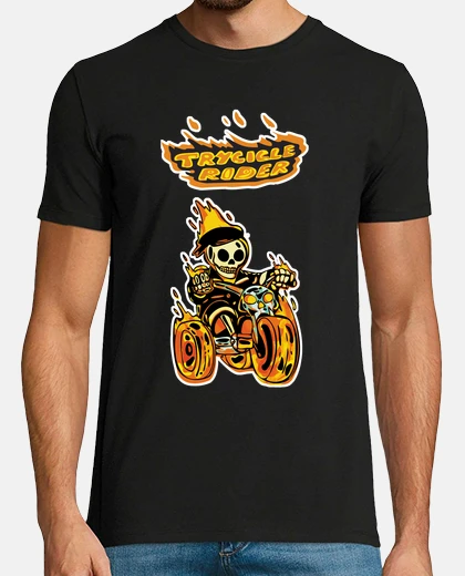 T-shirt trycicle rider