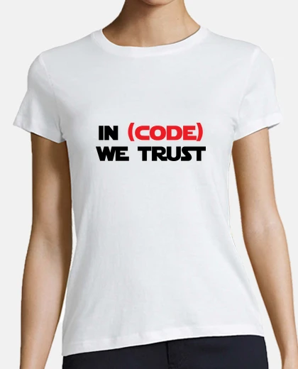 T-shirt tshirt geek - nel codice ci fidiamo