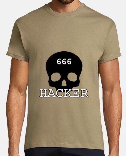 T-shirt tshirt uomo hacker 666